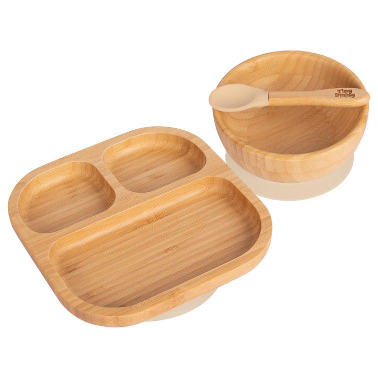 Bamboo deals dinnerware set